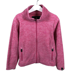 Tyttöjen Cross - Fleecetakki, koko 122 - 128 - Pinkki (1)