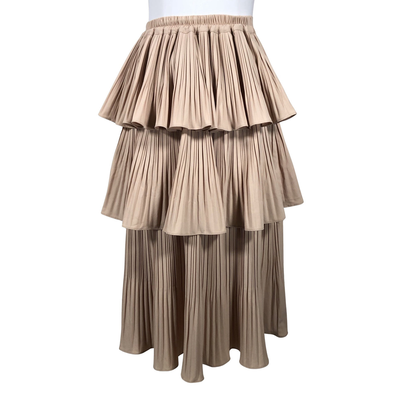 Naisten M-KAE - Vekkihame, koko 32 - Beige (3)