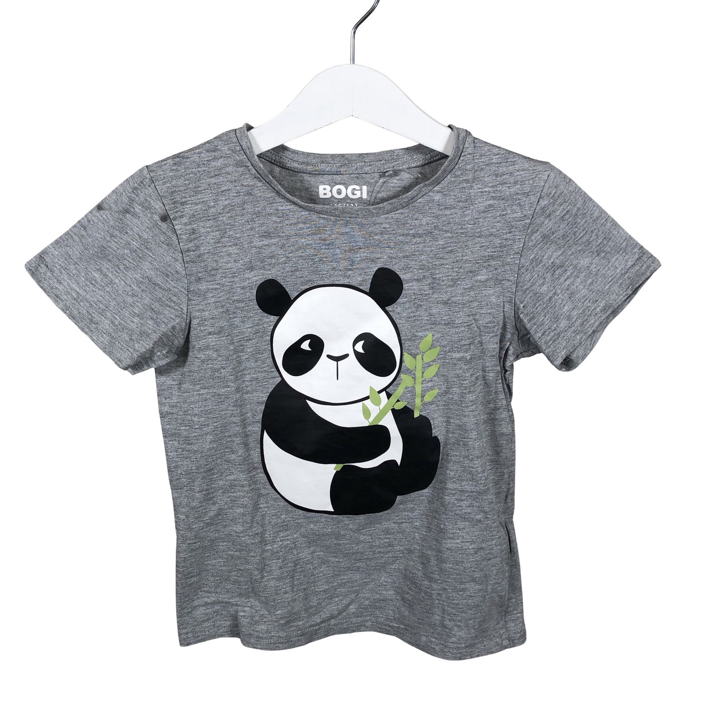 Poikien Bogi - T-paita, koko 116 - 122 - Harmaa (1)