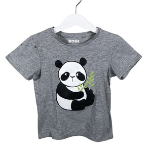 Poikien Bogi - T-paita, koko 116 - 122 - Harmaa (1)