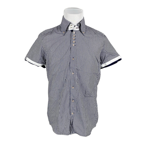 Miesten 7Camicie - Kauluspaita, koko L - Sininen ()