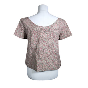 Naisten Handmade - Lyhythihainen pusero, koko 38 - Luonnonvalkoinen (2)