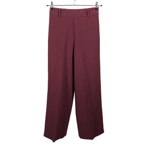 Naisten Benetton - Suorat housut, koko 38 - Viininpunainen (1)