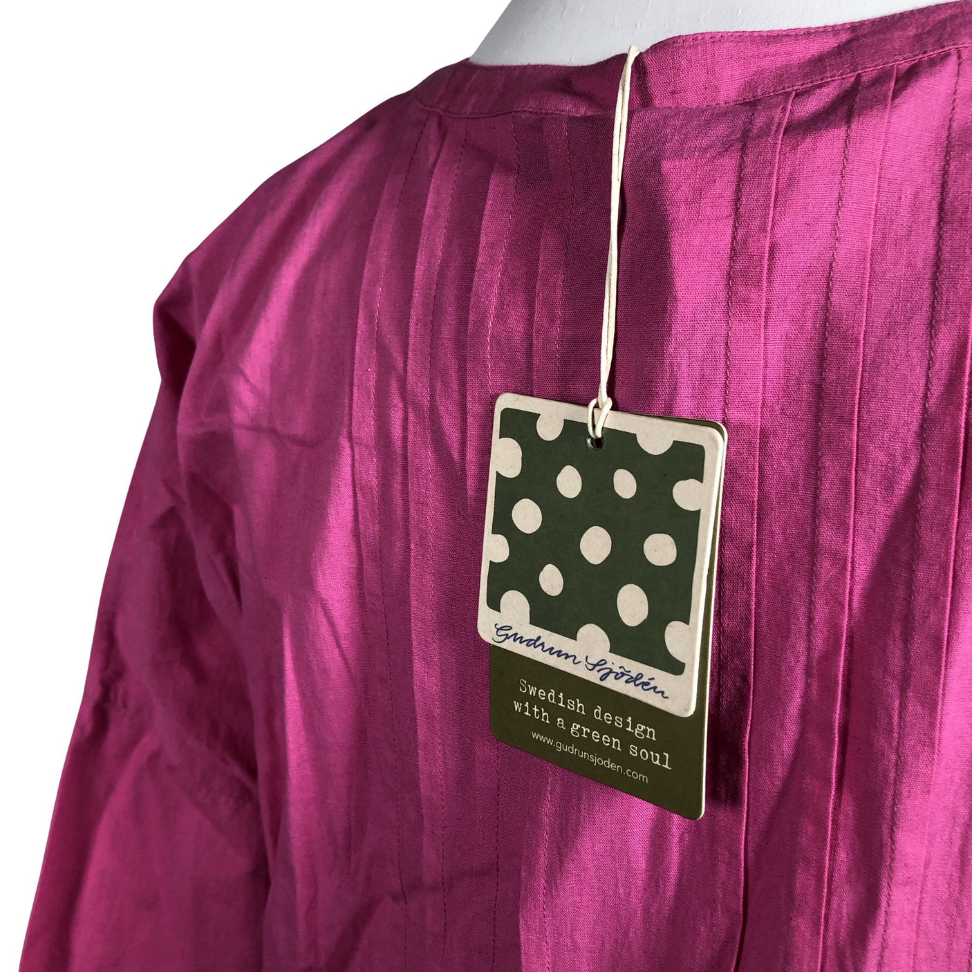 Naisten Gudrun Sjöden - Kangasmekko, koko 44 - Pinkki (2)