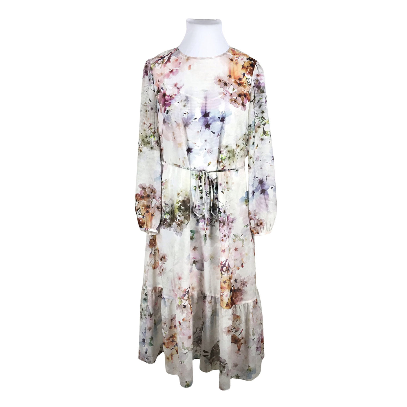 Naisten Ted Baker - Sifonkimekko, koko 44 - Valkoinen (1)