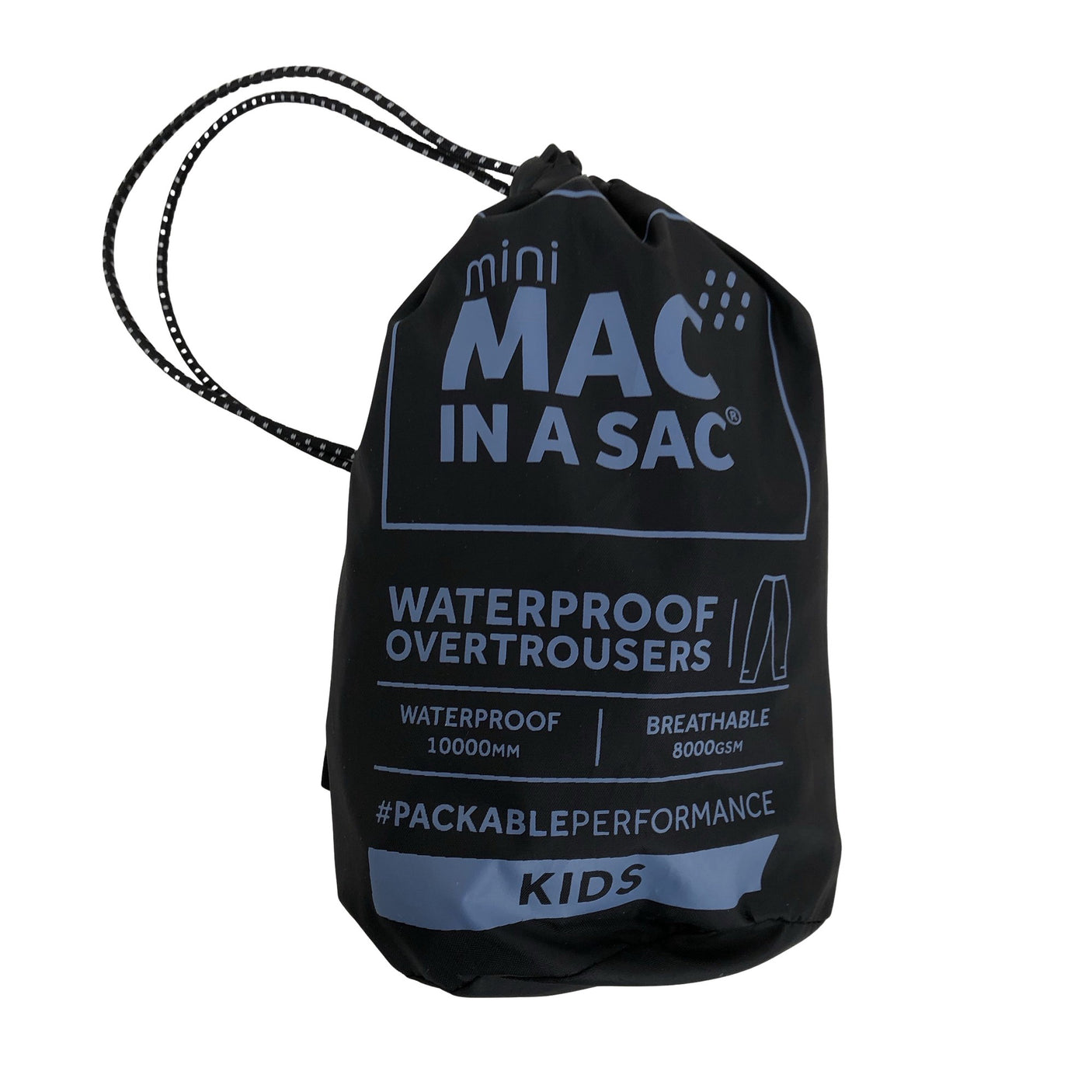 Unisex Mac in a sac - Välikausihousut, koko 152 - 158 - Musta (2)