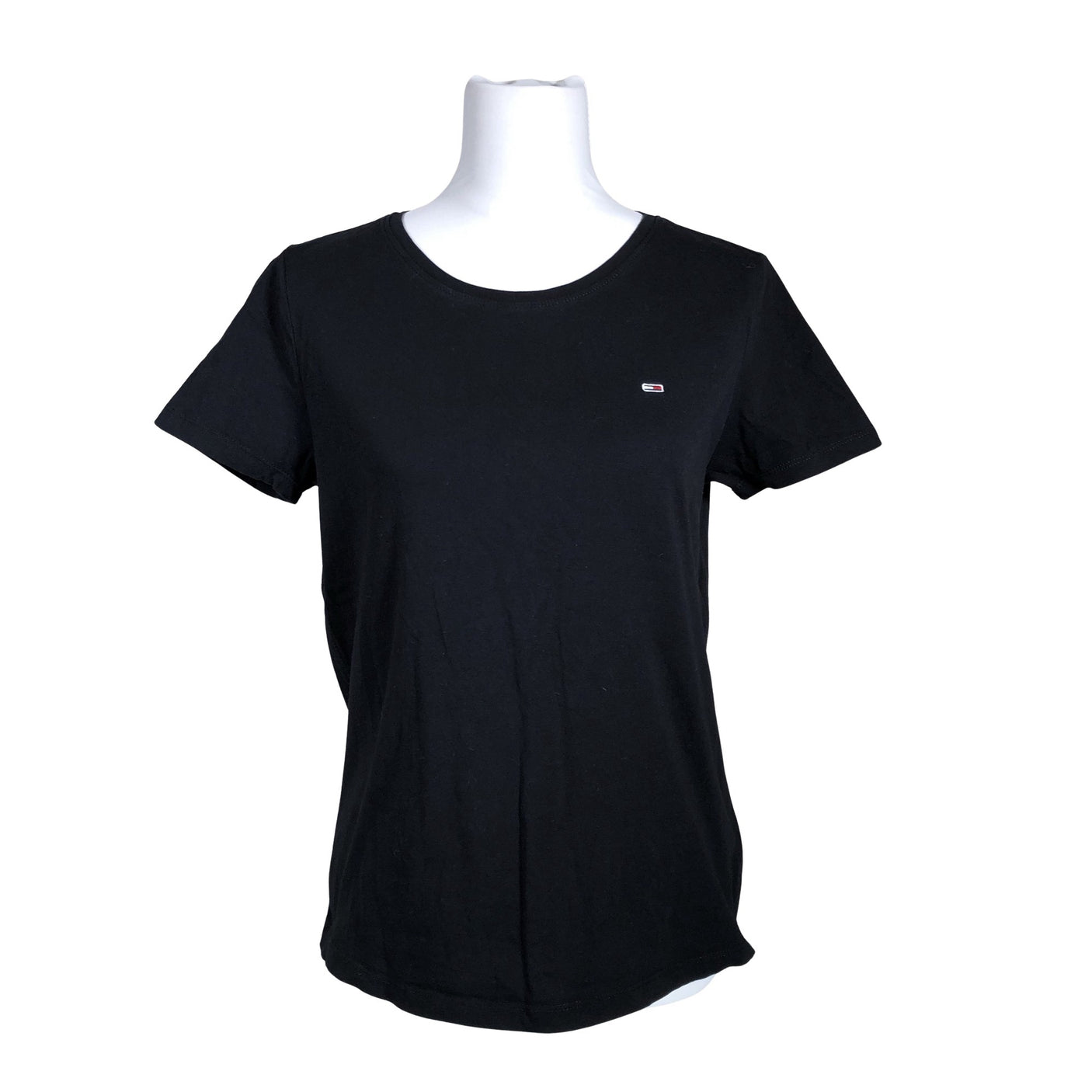 Naisten Tommy Jeans (Tommy Hilfiger) - T-paita, koko 38 - Musta (1)