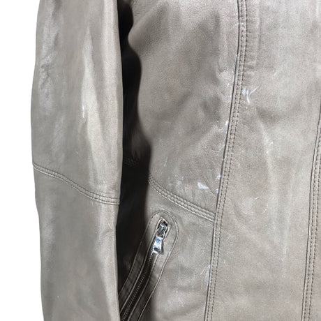 Naisten Gerry Weber - Nahkatakki, koko 42 - Harmaa (2)