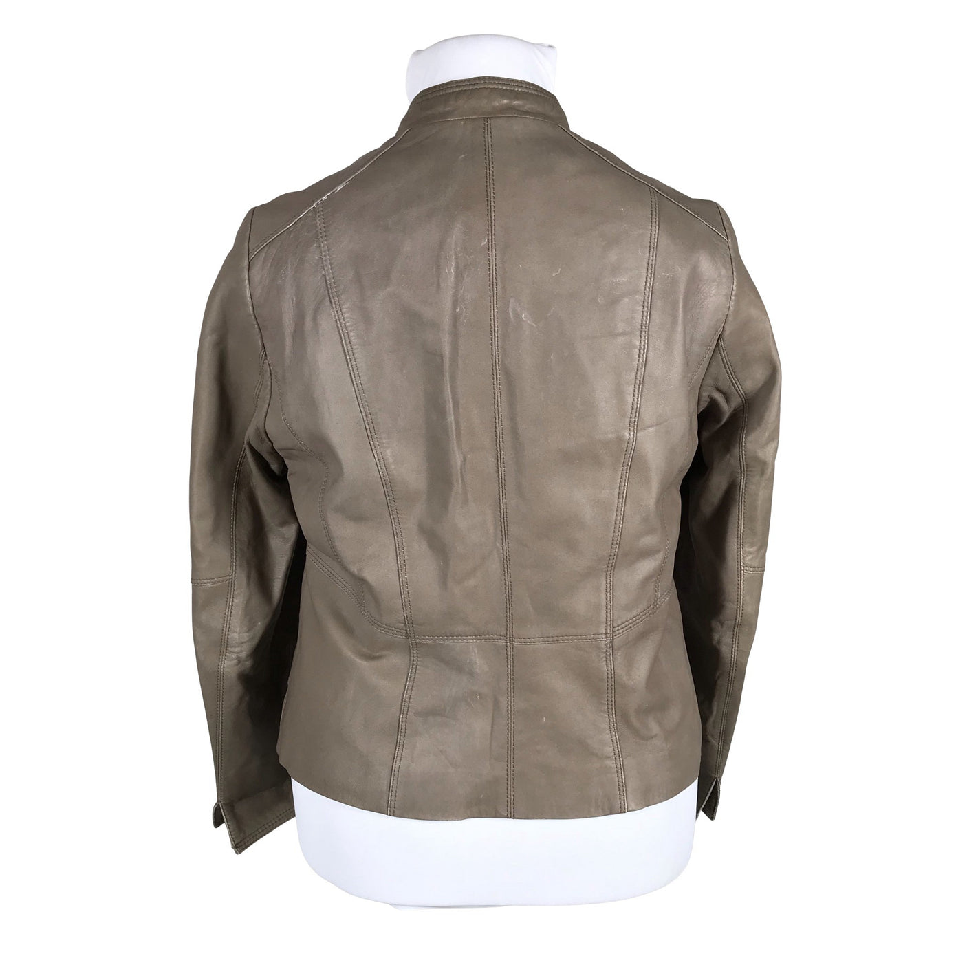 Naisten Gerry Weber - Nahkatakki, koko 42 - Harmaa (3)