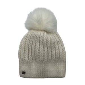 Naisten Lasessor - Talvipipo, koko 52 - 54 cm - Luonnonvalkoinen (1)