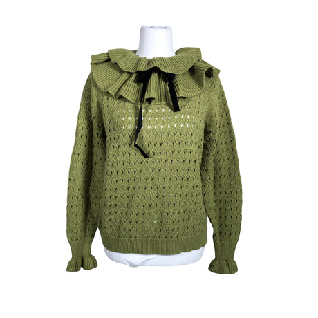 Naisten Micha - Neulepaita, koko 40 - Vihreä ()