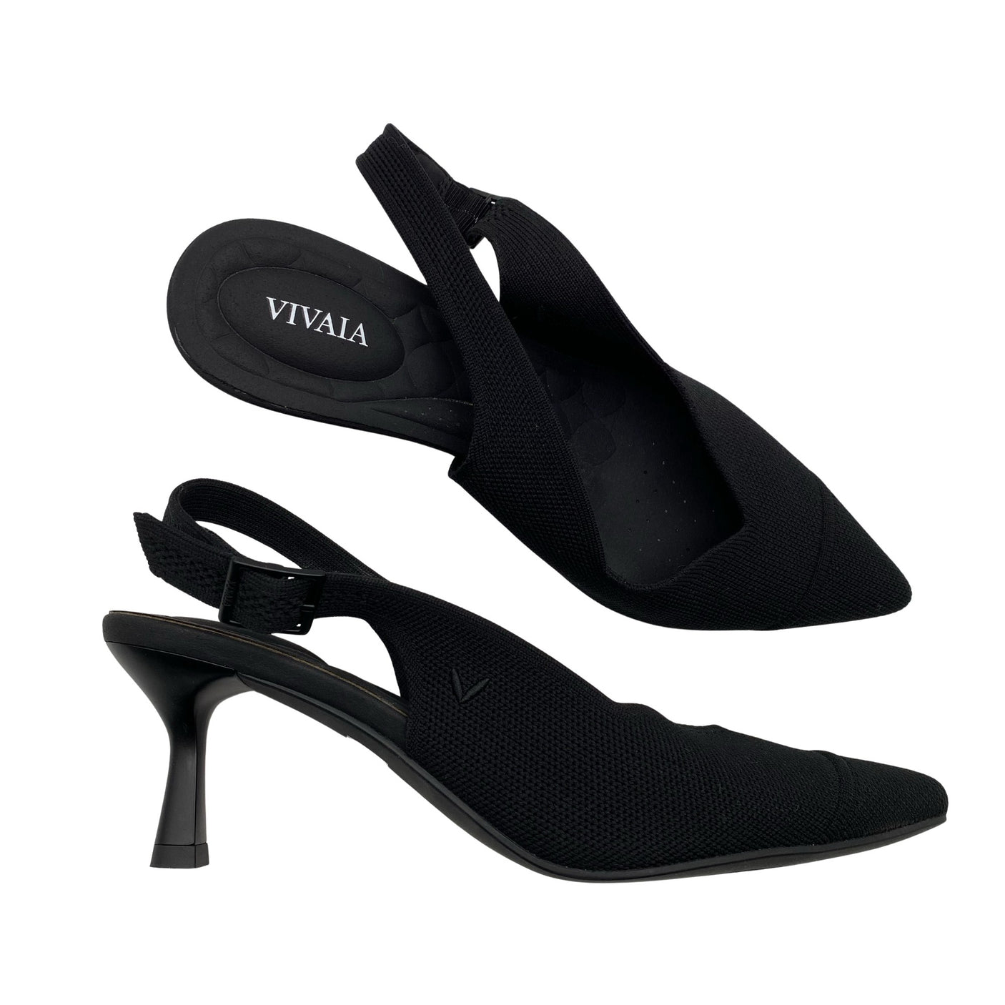 Naisten Vivaia - Korkokengät, koko 41 - Musta (1)