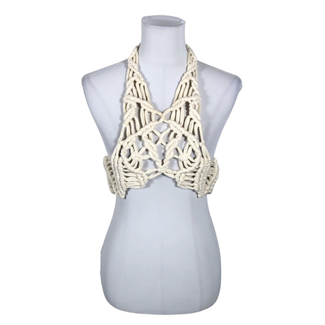 Naisten Handmade - Toppi, koko 36 - Luonnonvalkoinen ()