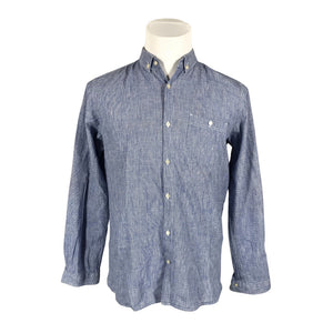 Miesten Knowledge Cotton Apparel - Kauluspaita, koko L - Sininen (1)