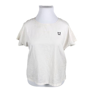 Naisten Under Armour - Urheilupaita, lyhyet hihat, koko 46 - Luonnonvalkoinen (1)