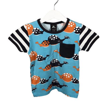 Unisex NOSH - T-paita, koko 98 - 104 - Sininen ()