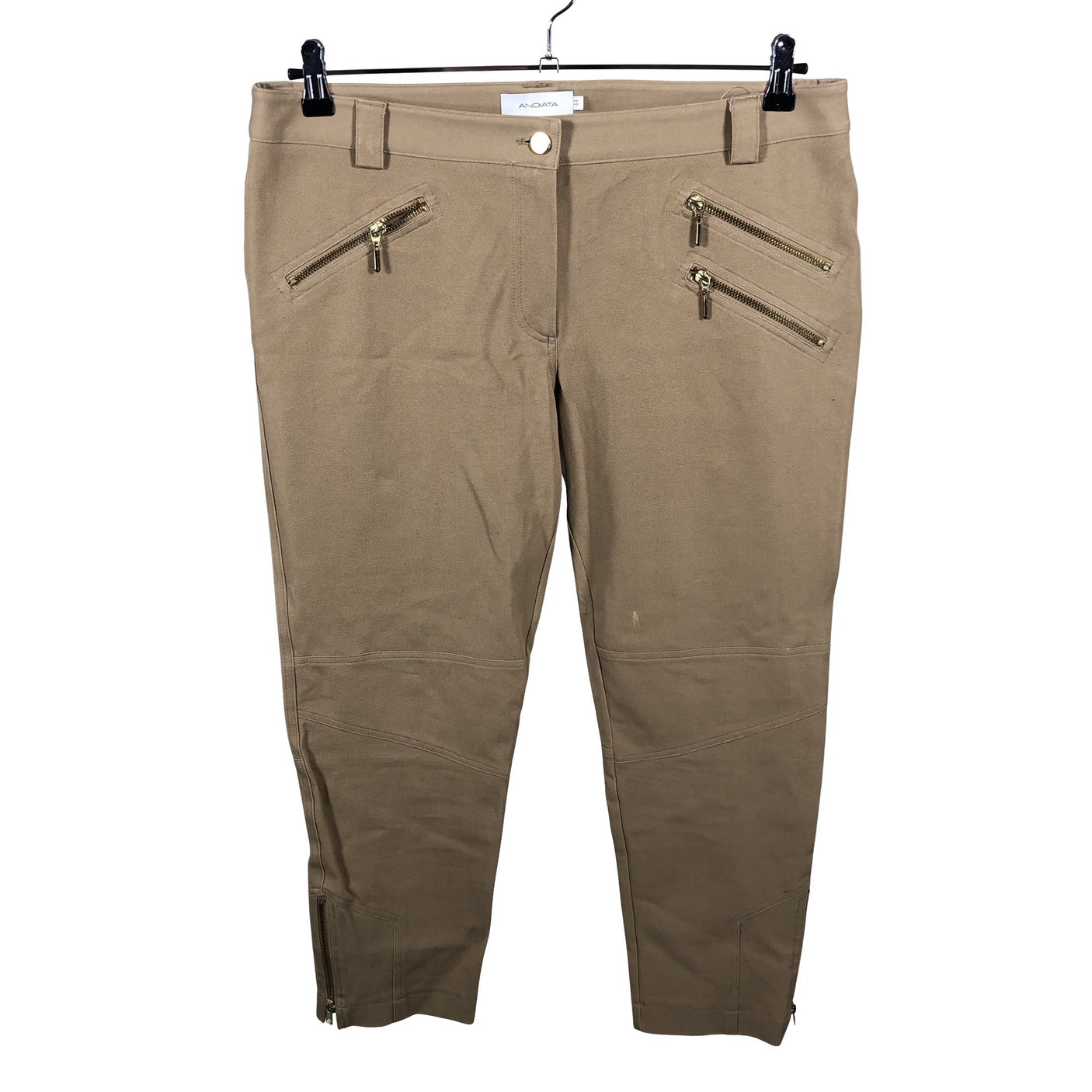Naisten Andiata - Kangashousut, koko 44 - Beige (1)