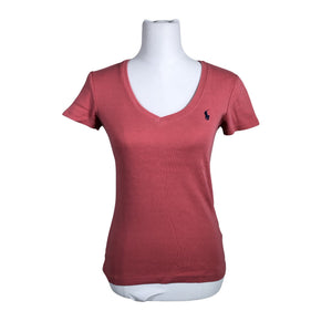 Naisten Ralph Lauren Sport - T-paita, koko 38 - Vaaleanpunainen (1)