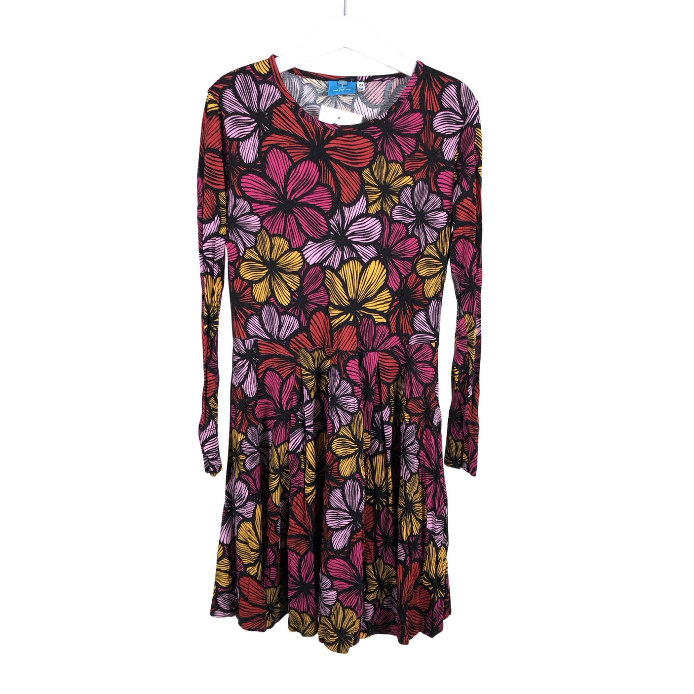 Tyttöjen me&i - Trikoomekko, koko 134 - 140 - Punainen (1)