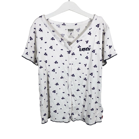 Tyttöjen Levi's - T-paita, koko 152 - 158 - Valkoinen ()