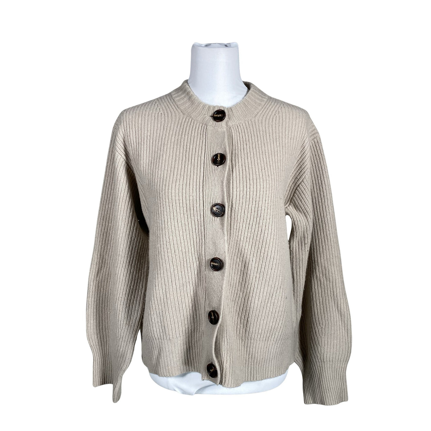 Naisten Soft Goat - Neuletakki, koko 40 - Beige (1)