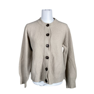 Naisten Soft Goat - Neuletakki, koko 40 - Beige (1)