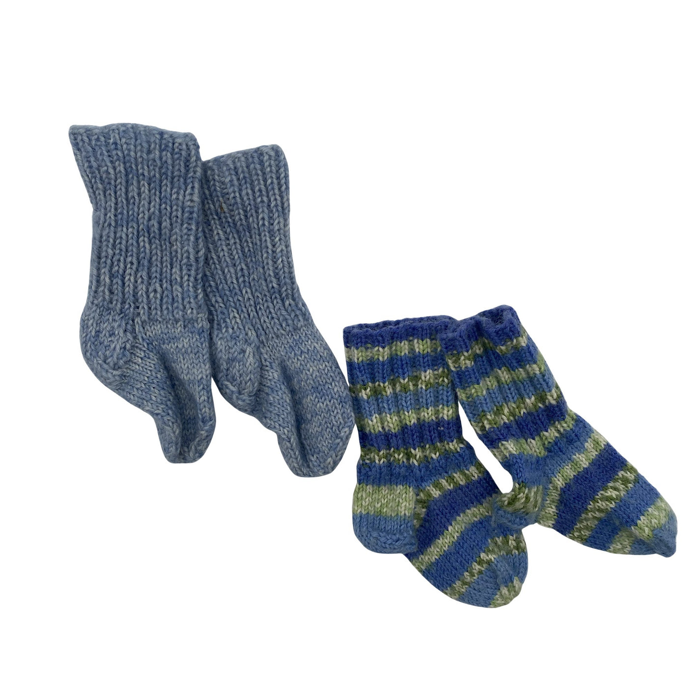 Unisex Handmade - Villasukat, koko 18 - Sininen (1)