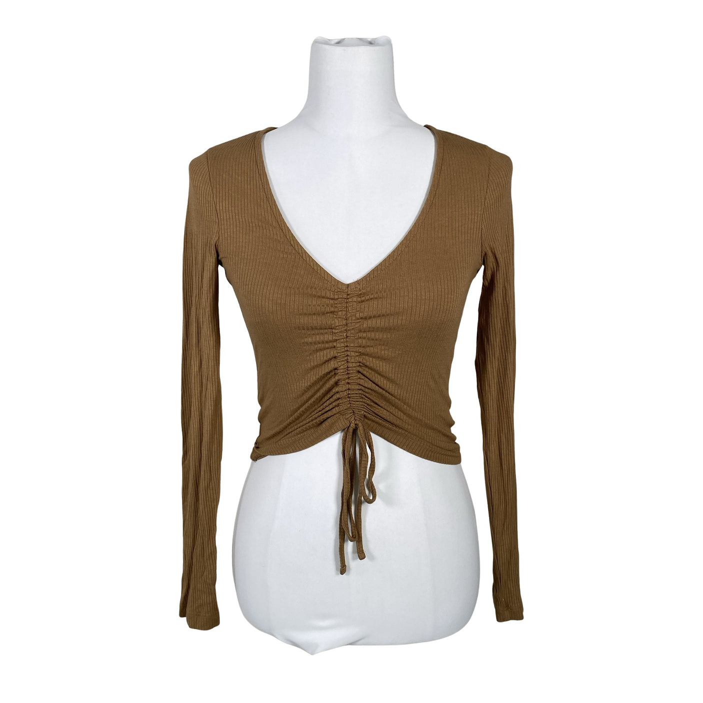 Naisten Even&Odd - Trikoopaita, koko 34 - Ruskea (1)