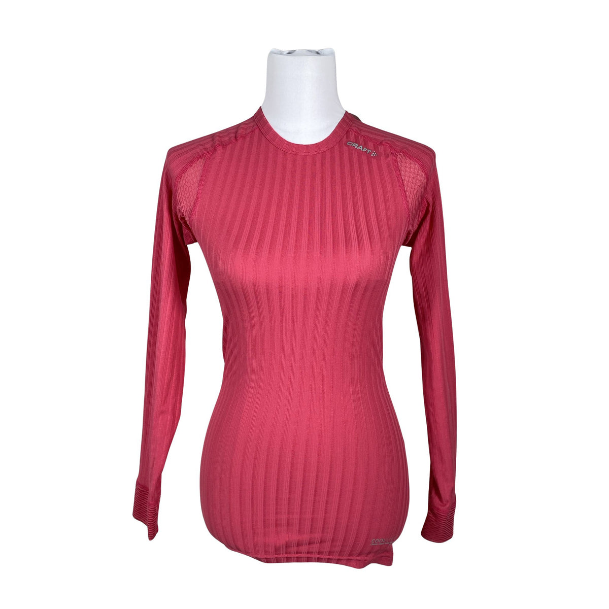 Naisten Craft - Urheilupaita, pitkät hihat, koko 38 - Pinkki (1)