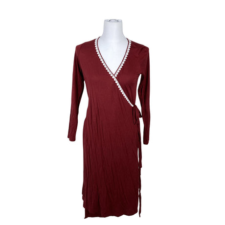 Naisten Lumoan - Trikoomekko, koko 38 - Viininpunainen ()