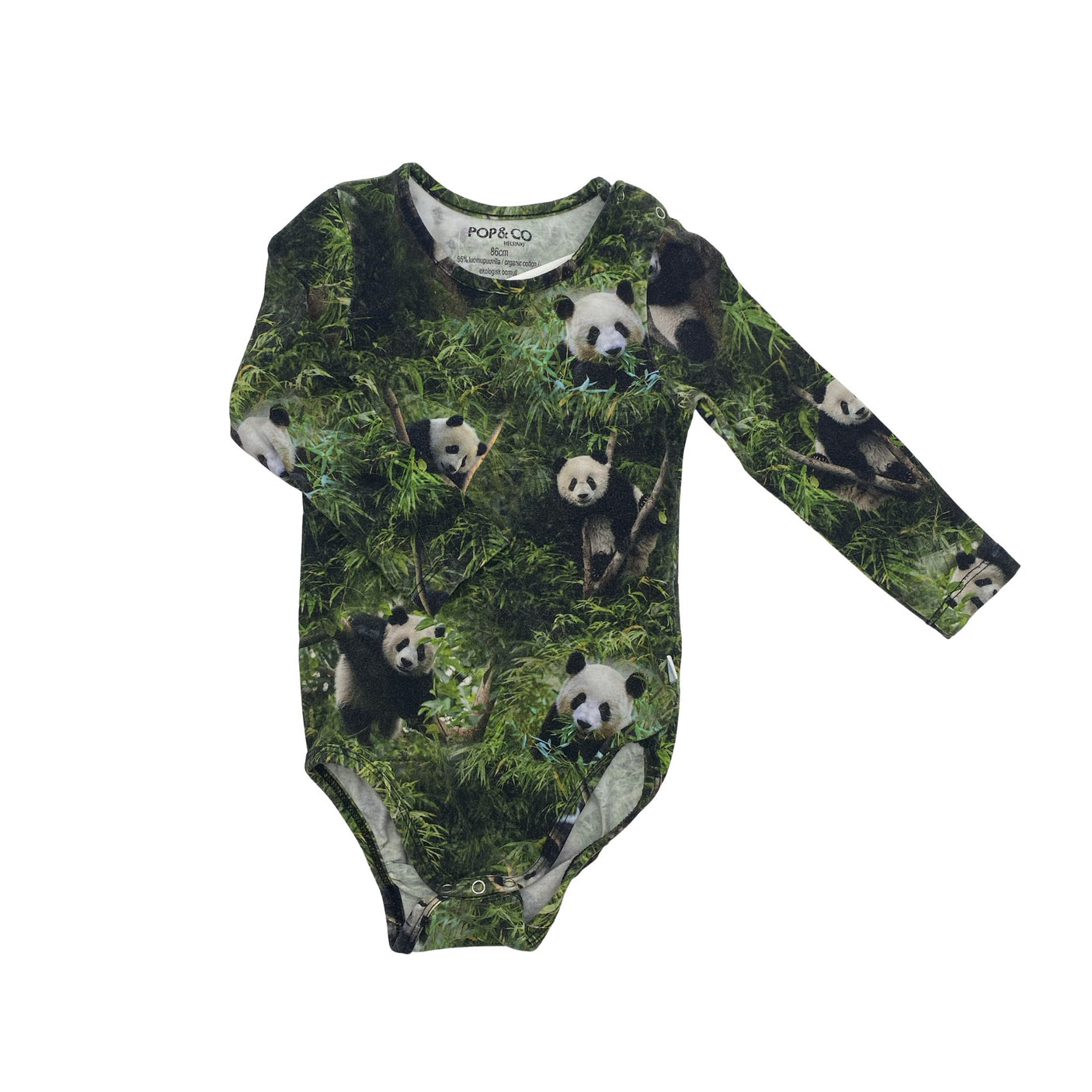 Unisex Pop & Co Helsinki - Body, koko 80 - 86 - Vihreä (1)