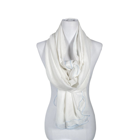 Naisten Handmade - Huivi, koko Maxi - Valkoinen ()