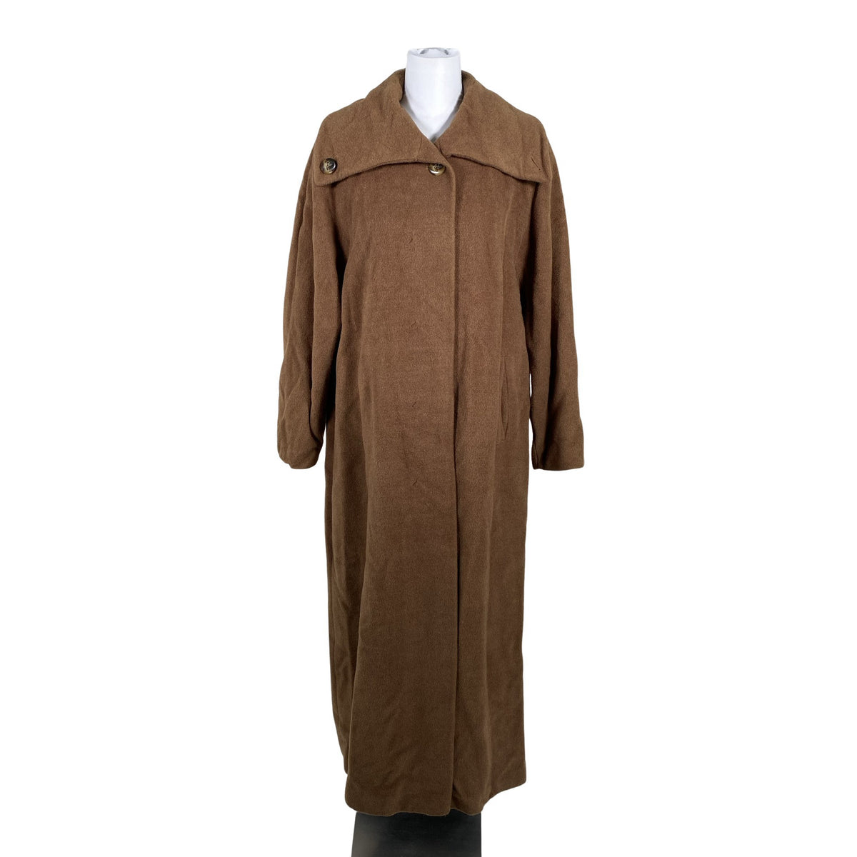 Naisten Master-Coat - Villakangastakki, koko 36 - Ruskea (1)