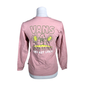 Naisten Vans - Trikoopaita, koko 34 - Vaaleanpunainen (2)