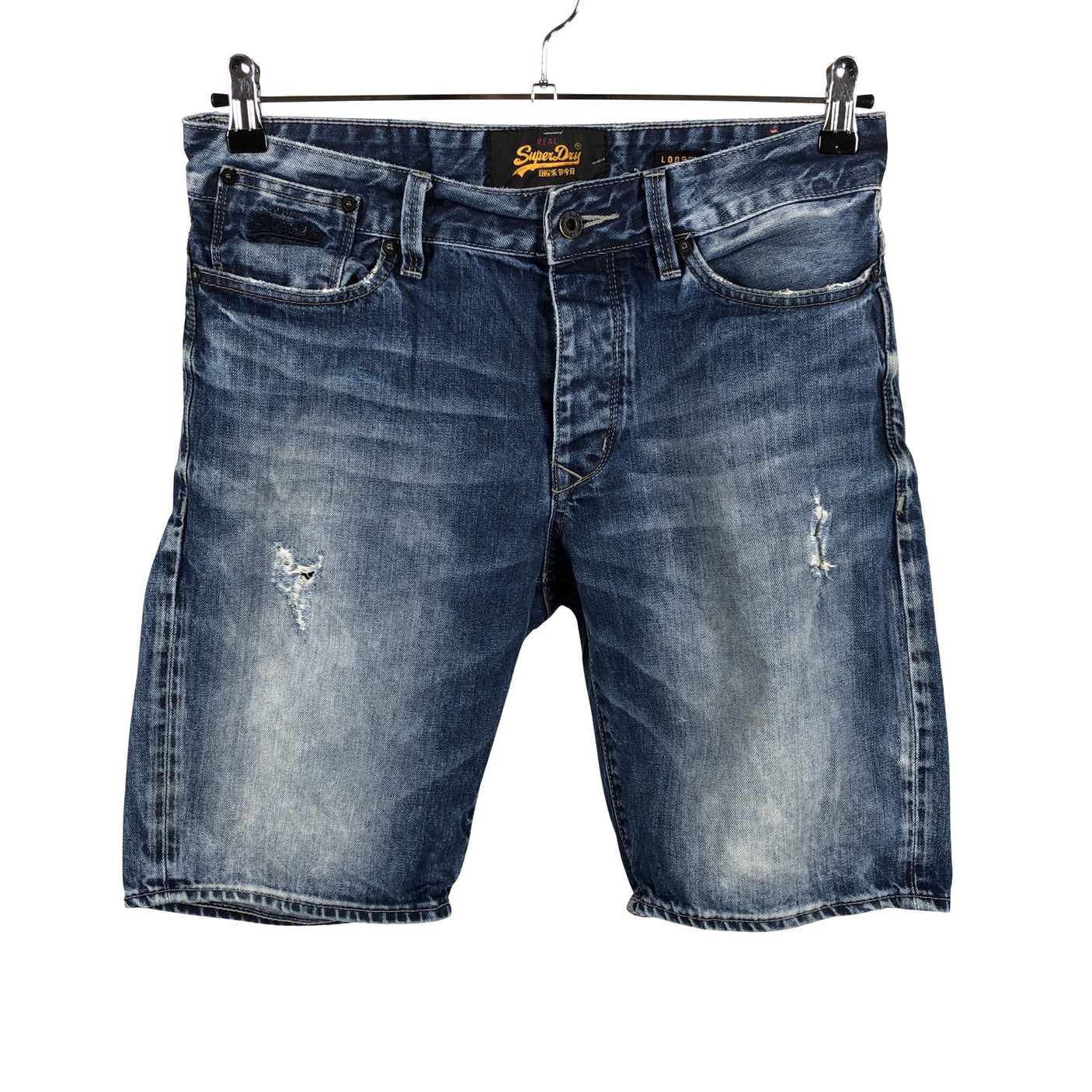 Miesten Superdry - Farkkushortsit, koko W31 - Sininen (1)
