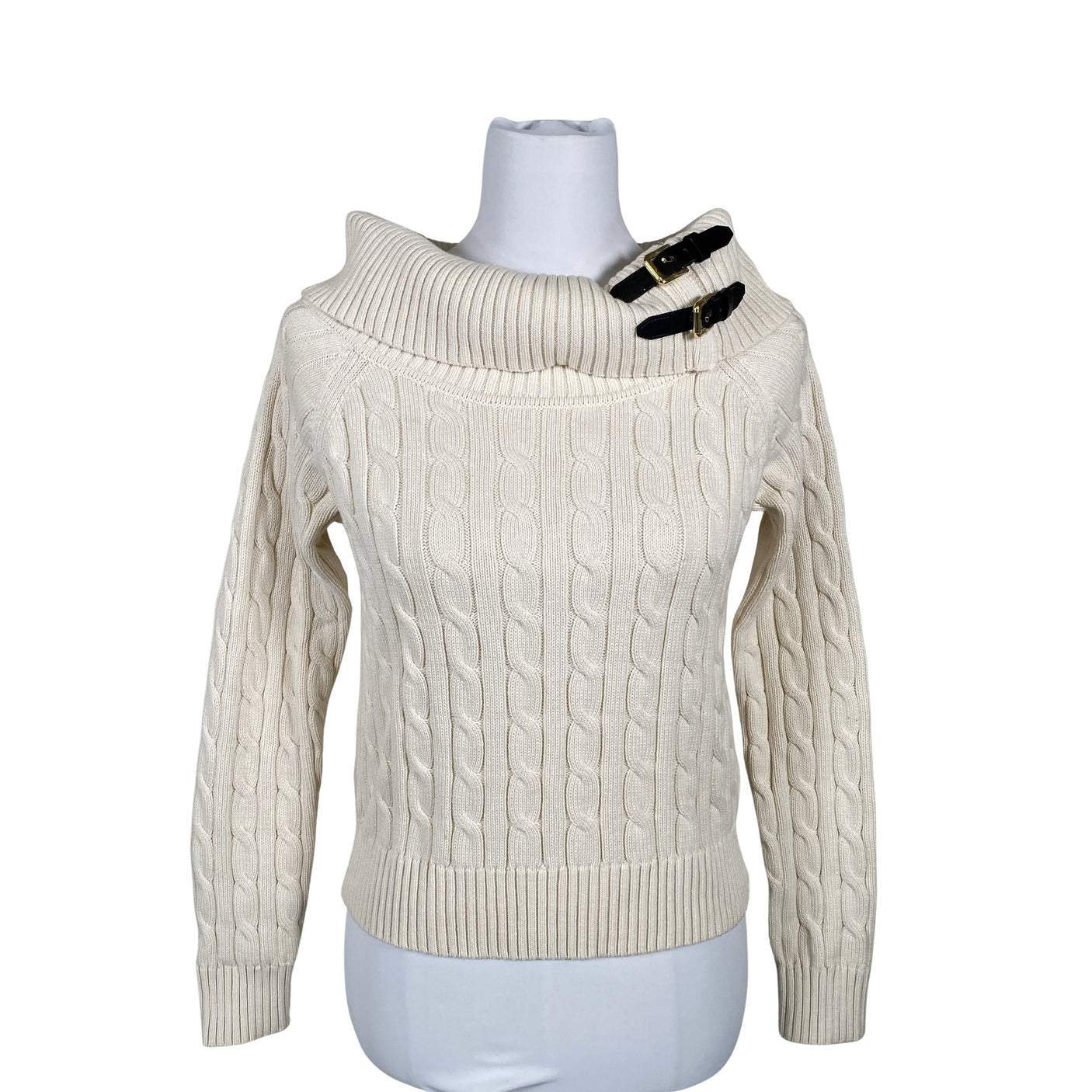 Naisten Lauren Ralph Lauren - Neulepaita, koko 36 - Beige (1)