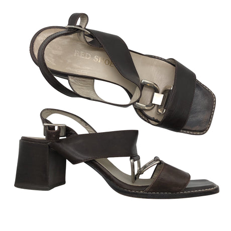 Naisten Red Shoe - Korolliset sandaalit, koko 38 - Ruskea ()