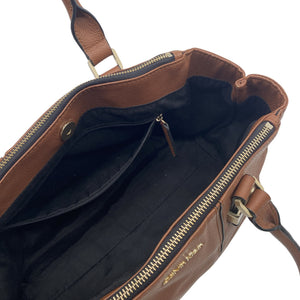 Naisten Calvin Klein - Käsilaukku, koko Midi - Ruskea (2)