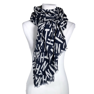 Naisten Tommy Hilfiger - Huivi, koko Maxi - Sininen (1)