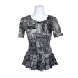 Naisten Karen Millen - Lyhythihainen pusero, koko 38 - Harmaa ()