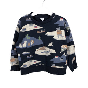 Unisex Lindex - Collegepaita, koko 122 - 128 - Sininen (1)