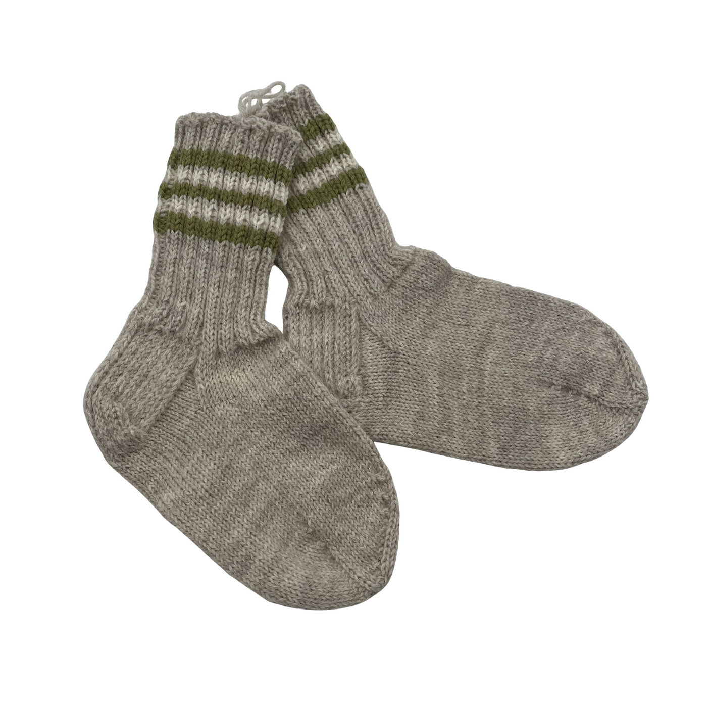 Unisex Handmade - Villasukat, koko 33 - Beige (1)