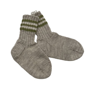 Unisex Handmade - Villasukat, koko 33 - Beige (1)