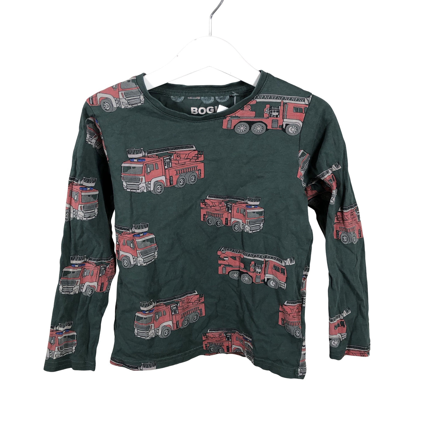 Unisex Bogi - Trikoopaita, koko 116 - 122 - Vihreä (1)