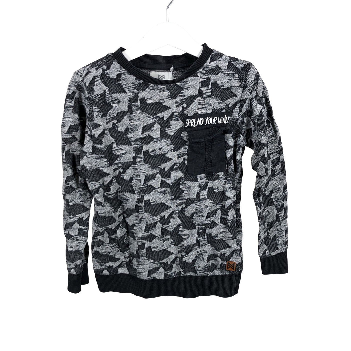 Unisex Koko Noko - Collegepaita, koko 110 - 116 - Harmaa (1)