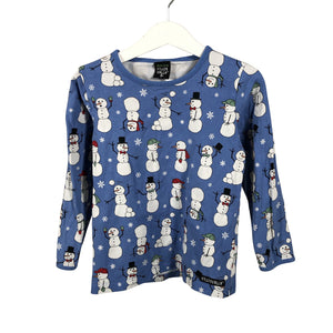 Unisex Villervalla - Trikoopaita, koko 104 - 110 - Sininen (1)