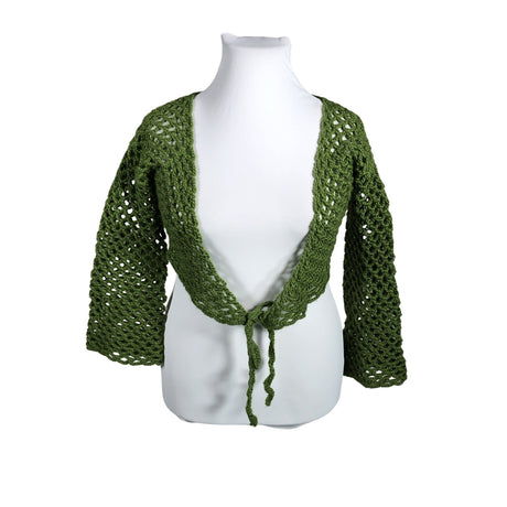 Naisten Handmade - Neulebolero, koko 38 - Vihreä ()
