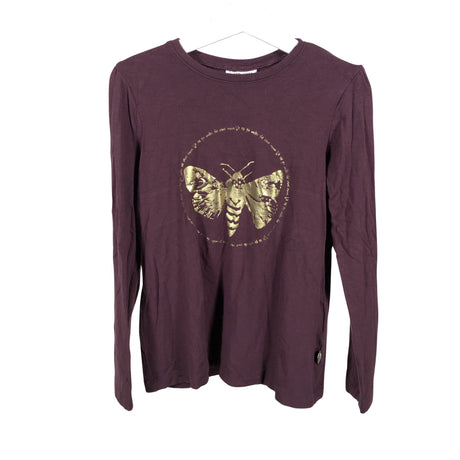 Tyttöjen POMPdeLUX - Trikoopaita, koko 122 - 128 - Viininpunainen ()