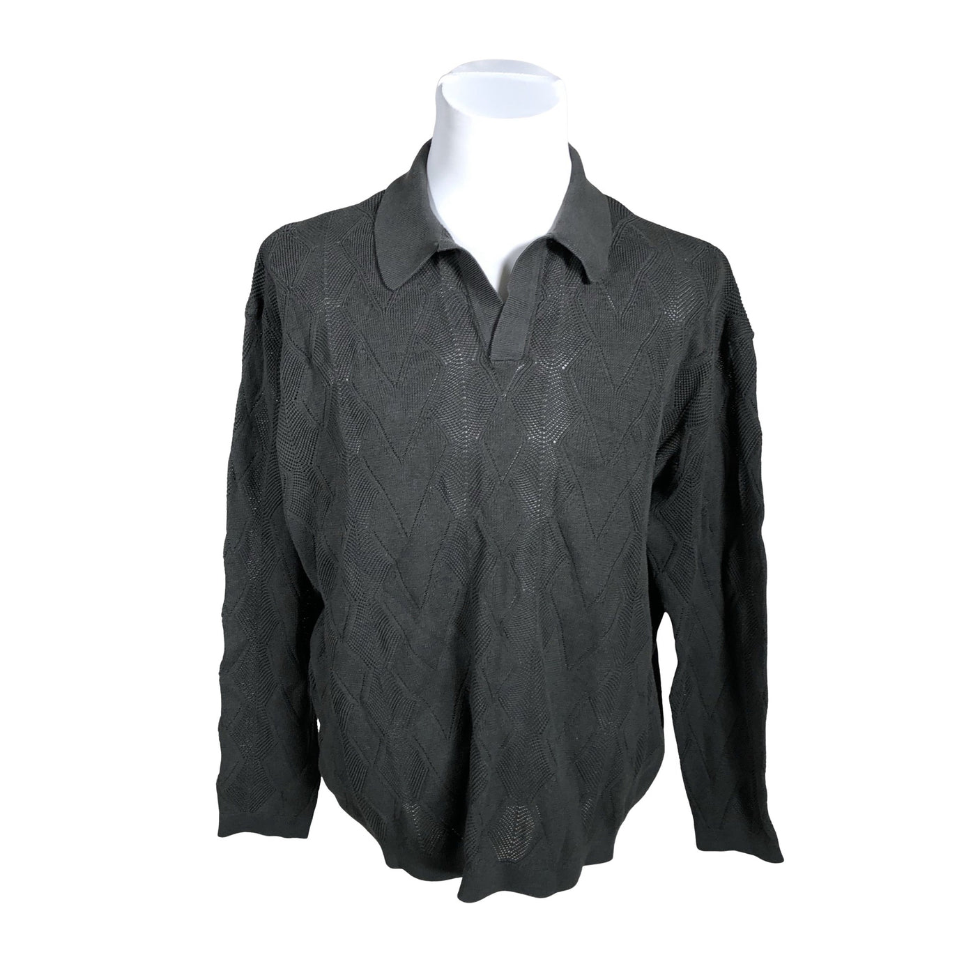 Miesten Topman - Neulepaita, koko XXL - Vihreä (1)