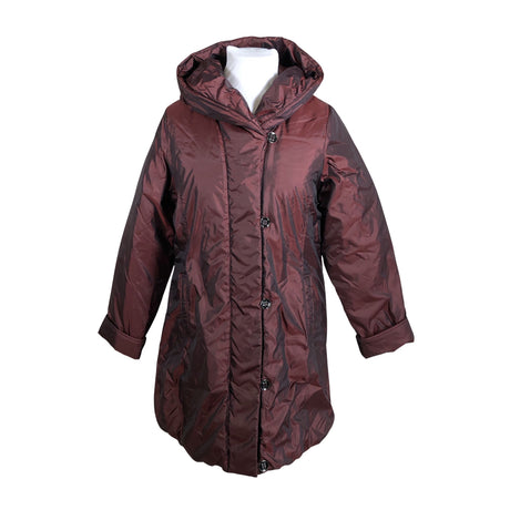 Naisten Classic Line - Toppatakki, koko 48 - Viininpunainen ()